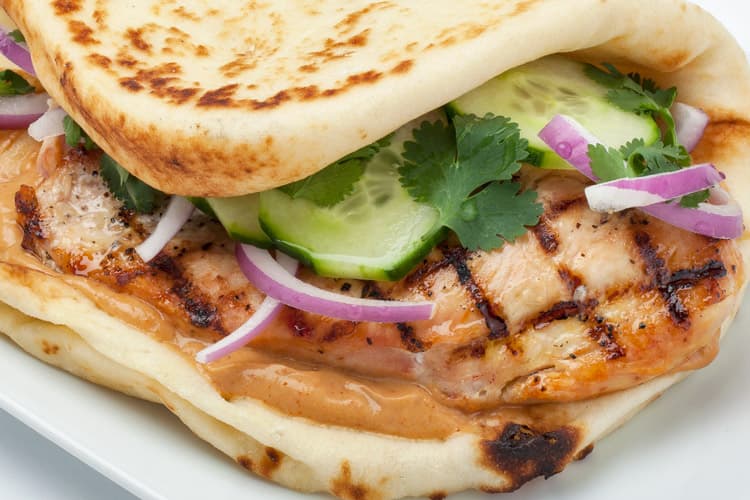 Tandoori Barbecue Grilled Chicken Naanwich thumbnail