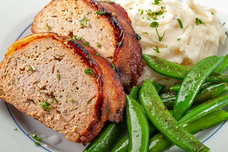 No Sugar Added BBQ Bacon Meatloaf thumbnail
